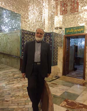 حاج سیدحسین رضازاده در مشهد مقدس