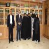دیدار اعضای کتابخانه ملی تهران