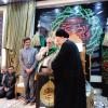 لوح تقدیر اهدایی به آقای حاج رحیم جامی