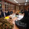 دیدار اعضای کتابخانه ملی تهران