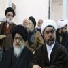 مراسم بزرگداشت آیت الله العظمی موسوی اردبیلی در دفتر آیت الله العظمی سیستانی سال ۹۵