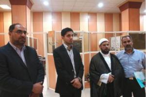 عکس/ بازدید  الشیخ حسن المنصوری، سید الحسنین الحلو و سید مهدی حسینی علوی از مؤسسه اهل البیت در خردادماه ۹۰