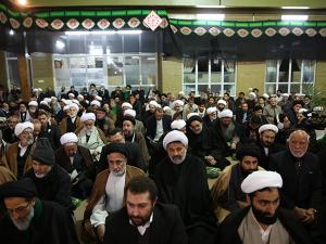 عکس/ مراسم بزرگداشت آیت الله العظمی موسوی اردبیلی در دفتر آیت الله العظمی سیستانی سال ۹۵