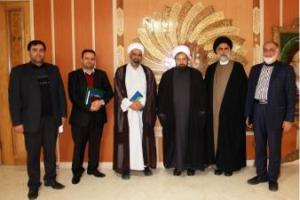 عکس/ دیدار حجت الاسلام و المسلمین حاج سید حسین شاهمرادی با مدیرعامل و معاونین مؤسسه اهل البیت در اسفندماه ۹۳