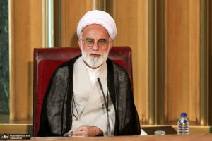 دست نوشته آیت الله قربانعلی دری نجف آبادی در دفتر یادبود موسسه اهل البیت (ع)