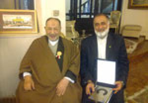 تقدیر مدیرعامل موسسه اهل البیت (ع) از حاج سید عبدالمهدی موسوی آل طعمه / خیر و نیکوکار