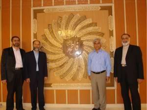 عکس/ دیدار  مهندس محمدحسین برخوردار با مدیرعامل و معاونین موسسه اهل البیت در ابانماه ۸۶