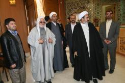 دیدار جناب آقای سید صالح الحیدری رئیس دیوان وقف شیعی عراق با مدیرعامل مؤسسه اهل البیت (ع)؛ 1391/11/10