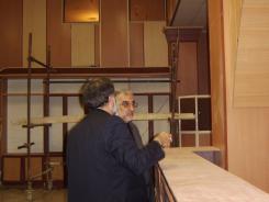 دیدار دکتر محمد اسدی گرمارودی با مدیرعامل و معاونین و بازدید از سالن دیجیتالی کتابخانه اهل البیت 